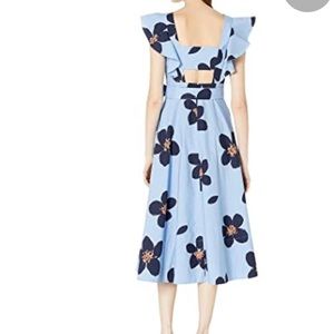 grand flora poplin midi dress Big sale 